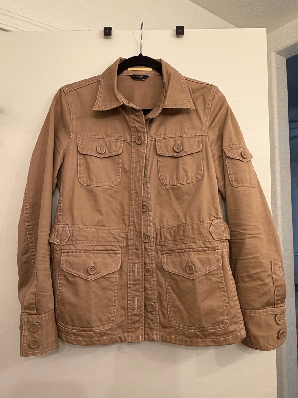 J. Crew Women's Tan Utility Jacket size medium